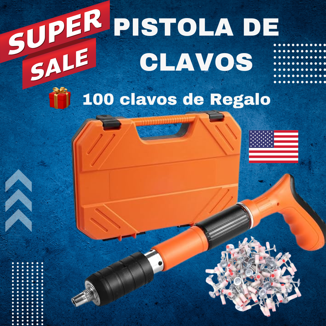 Pistola de clavos fulminante